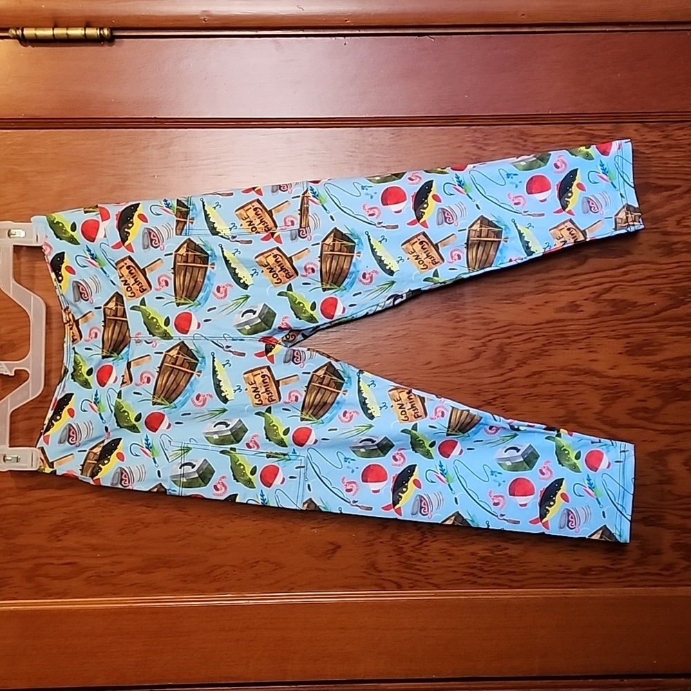 Gone Fishing Capri Leggings